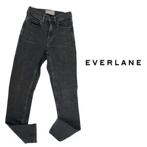 Everlane High-Rise Charcoal Black Slim Fit Skinny Jeans – Size 23R Women's